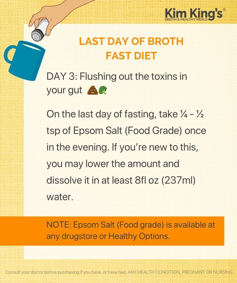 Broth Fast Instructions and FAQ