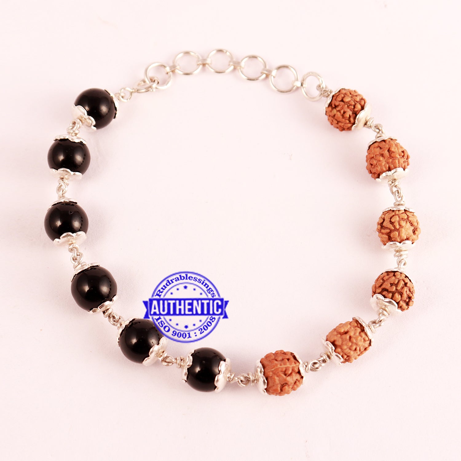 Divy 5 Mukhi Black Rudraksha Mala  himalaya rudraksha anusandhan kendra