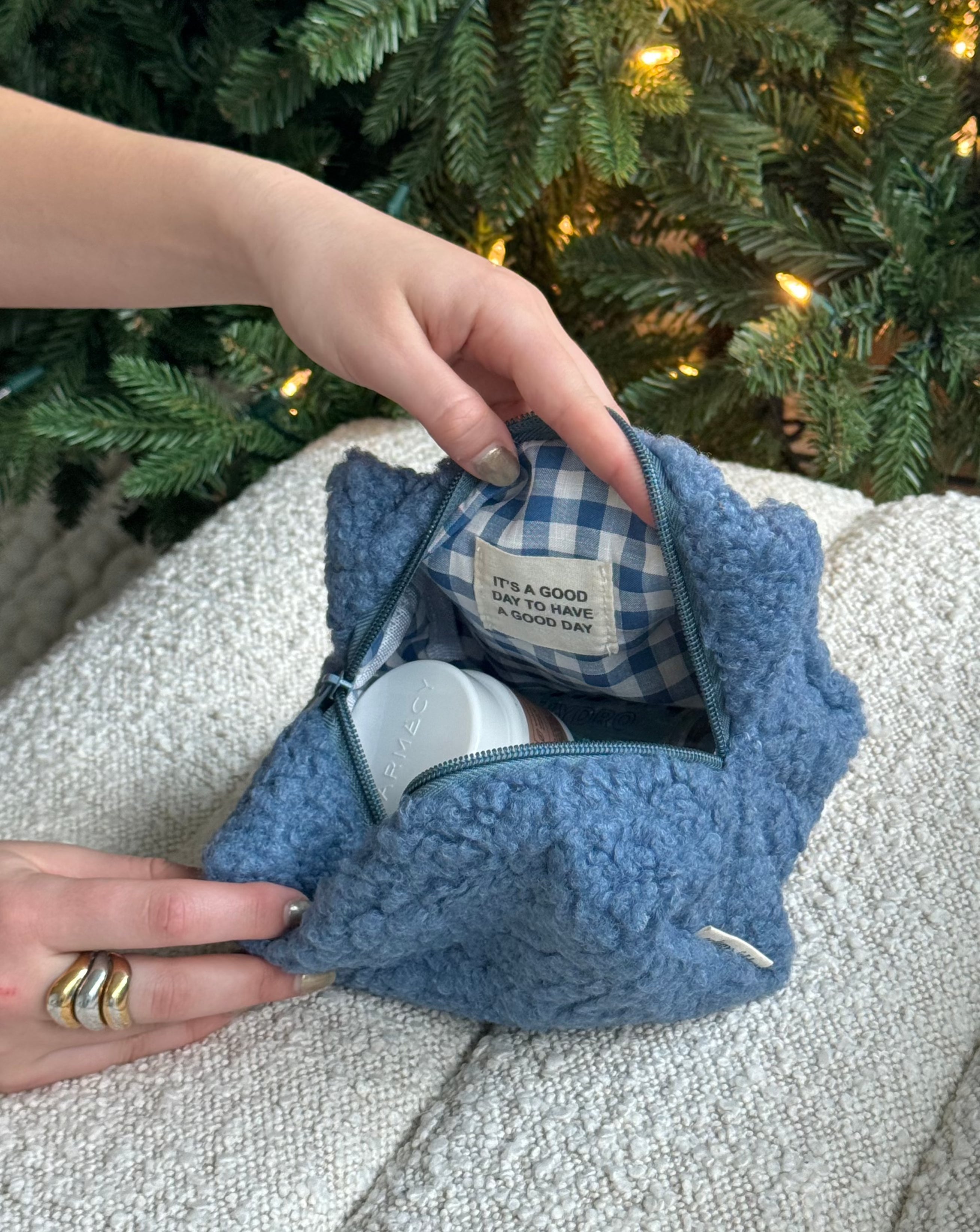 Midnight Frost Teddy Pouch