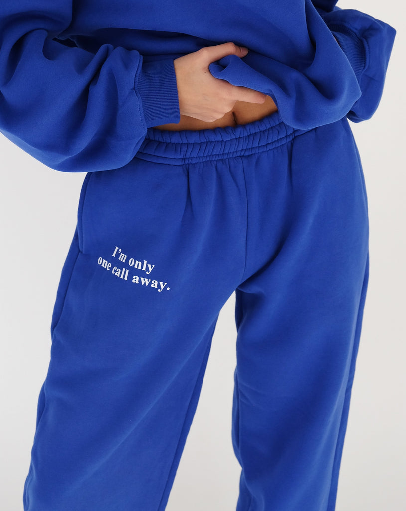 royal blue sweat pants