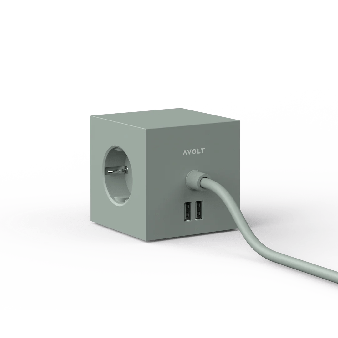 Square 1 Oak Green (AVOLT power extender)