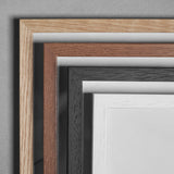 Wooden Frame - 50x70cm - Black - Acrylic
