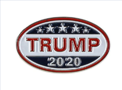 Trump 2020 Oval Pin