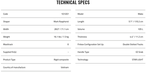 MAKO 5'7"