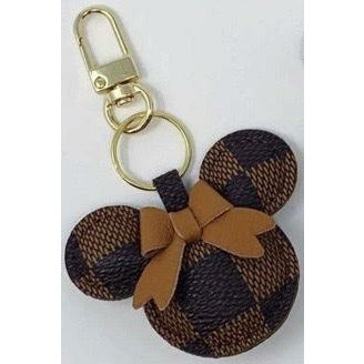 Upcycled Minnie Mouse Louis Vuitton Key Chain