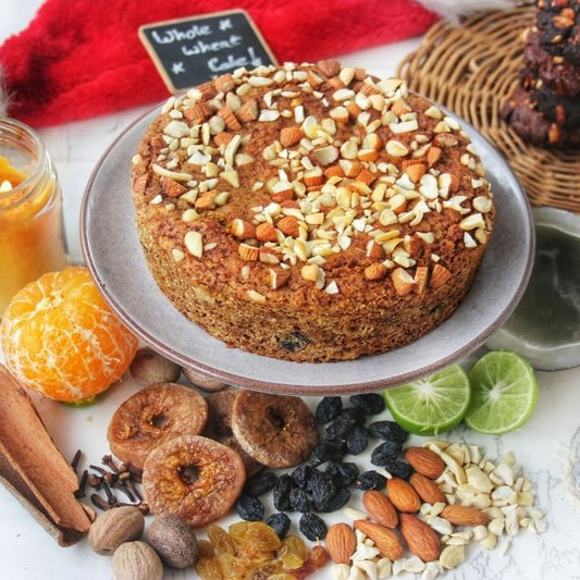 Fig & Honey Cake - No Added Sugar + Video! - Ruchik Randhap