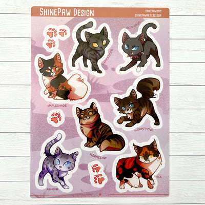 Villain Cats Bookmark set II - Warrior Cats