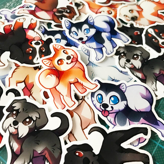 Cute Warrior Cats Sticker set – Shinepaw Design