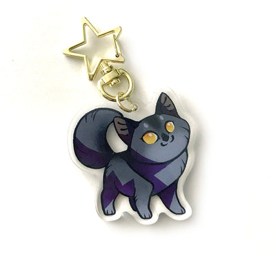 Jayfeather Warrior Cats Keyring Charm – Shinepaw Design