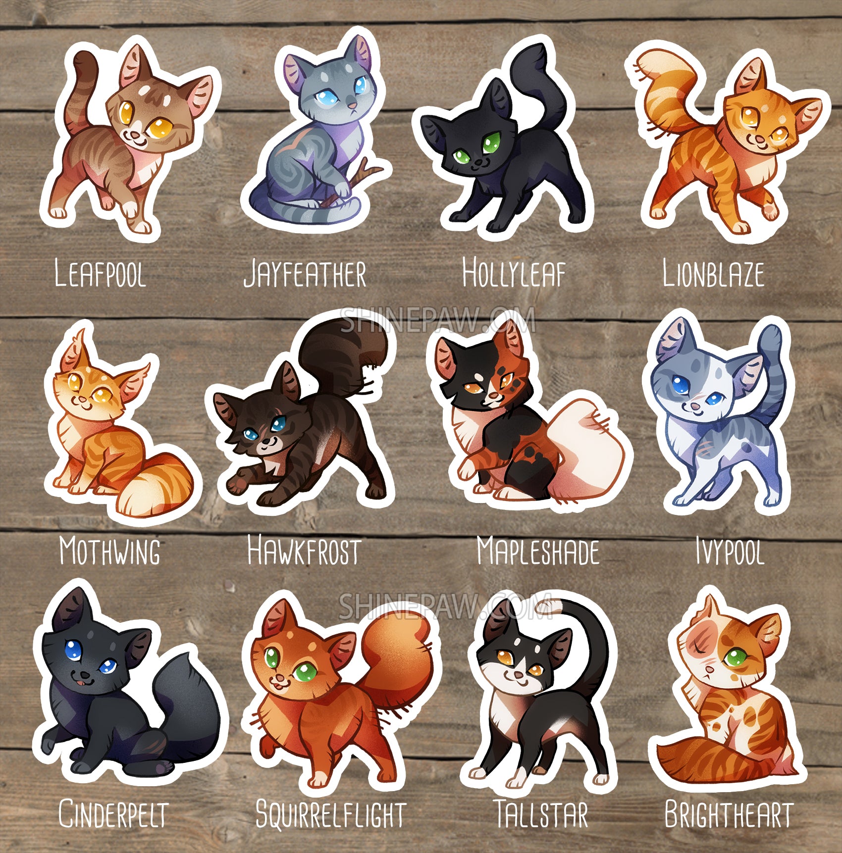 Medicine Cats Bookmark set II - Warrior Cats