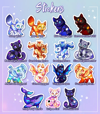 Warrior Cats Sticker set II – Shinepaw Design
