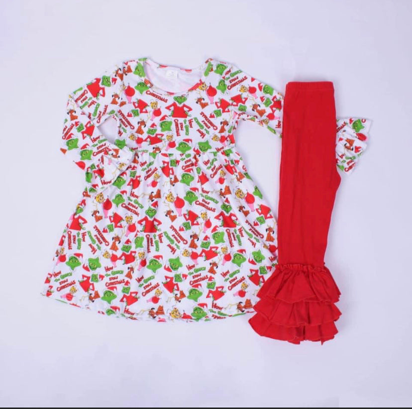 girls grinch dress