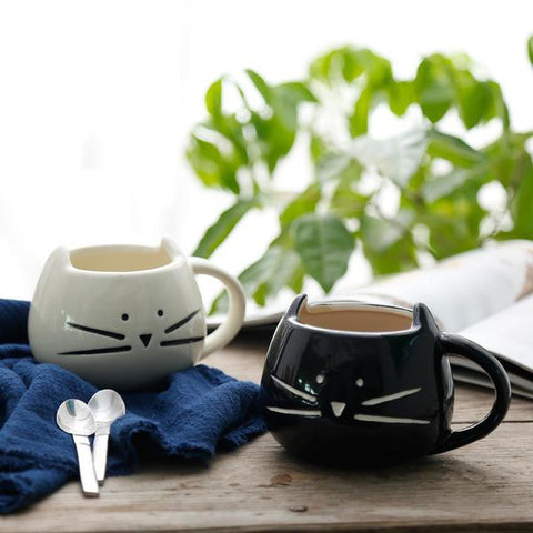 tazas de café de gato