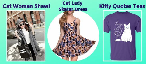 cat print dress