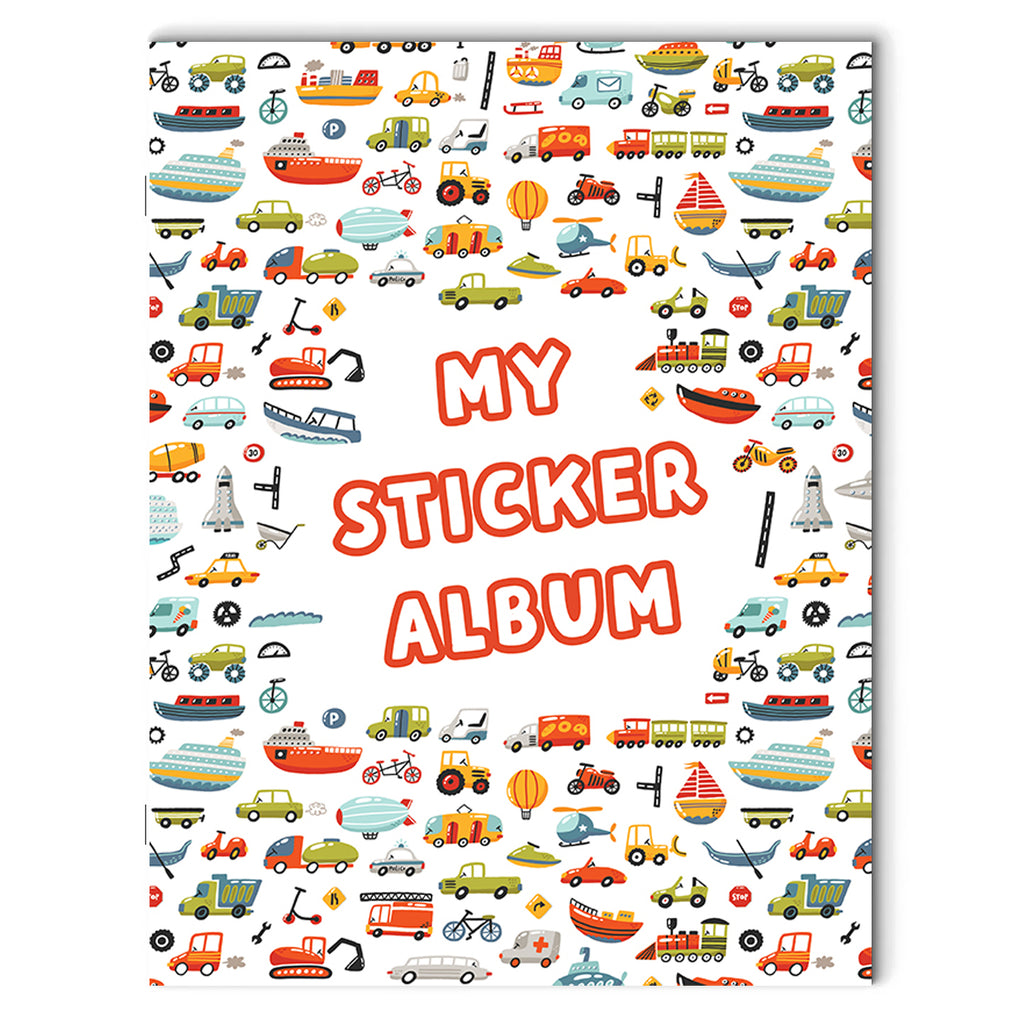 Trend All In Good Pun Sticker Collector Album, 16 Pages, 8.5 X