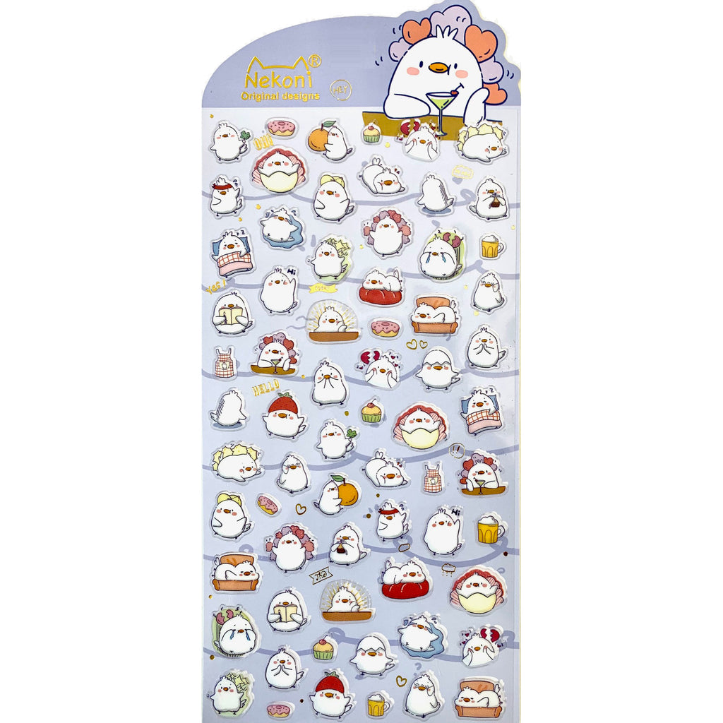 Baby Chics Puffy Stickers by Nekoni *NEW!