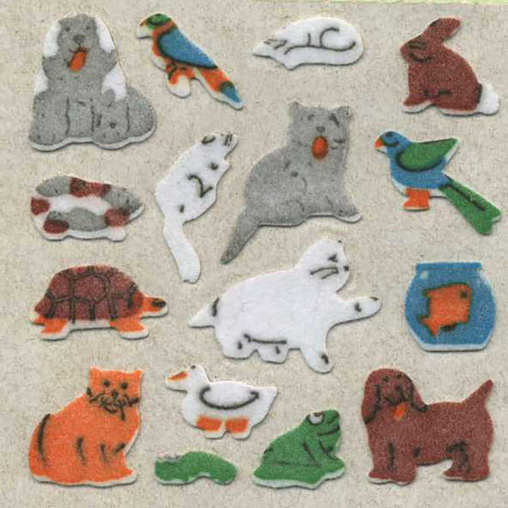 Micro Wildlife Fuzzy Stickers