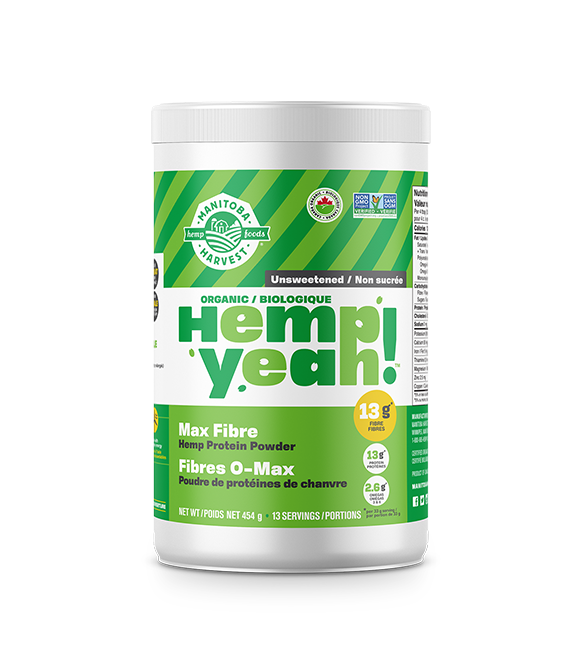 Hemp Yeah! Max Fibre Unsweetened - Manitoba Harvest Hemp Foods product image