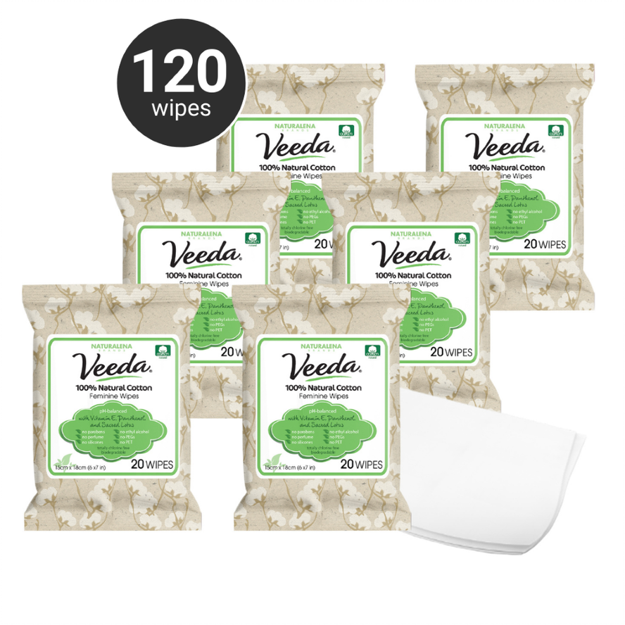 Veeda Natural Incontinence and Postpartum Panty Liners, Lite Absorbency, 46  Count, 46 Count - City Market