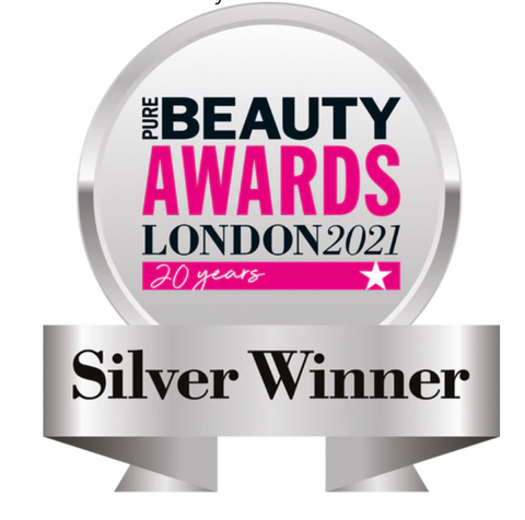 Pure Beauty award london silver winner 2021