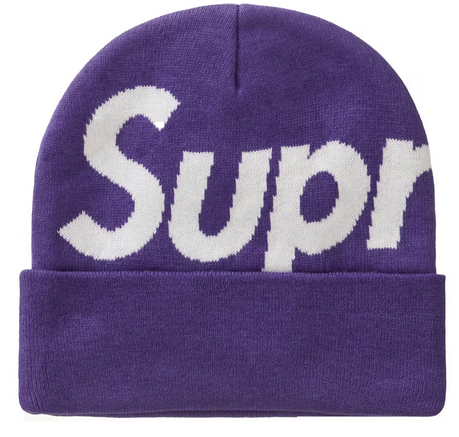 Supreme Big Logo Beanie Beanie (FW23) Black – shoegamemanila