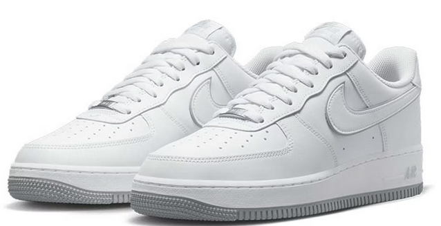 wolf grey and white air force 1