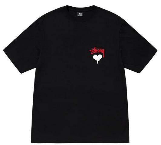 STUSSY STOCK HEART TEE – shoegamemanila