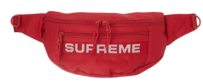 Supreme Small Puffer Bag Red Paisley