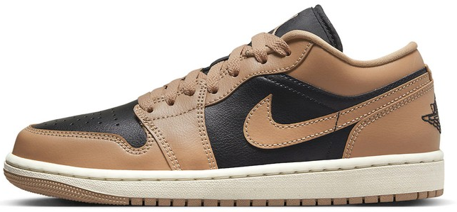 air jordan 1 tan and black