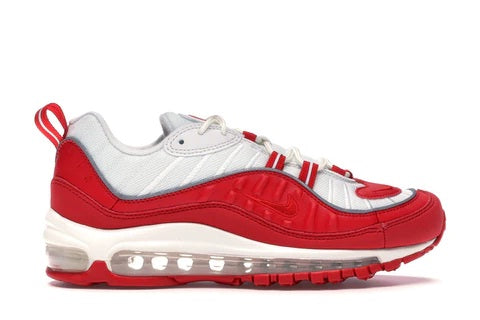 red and white air max 98