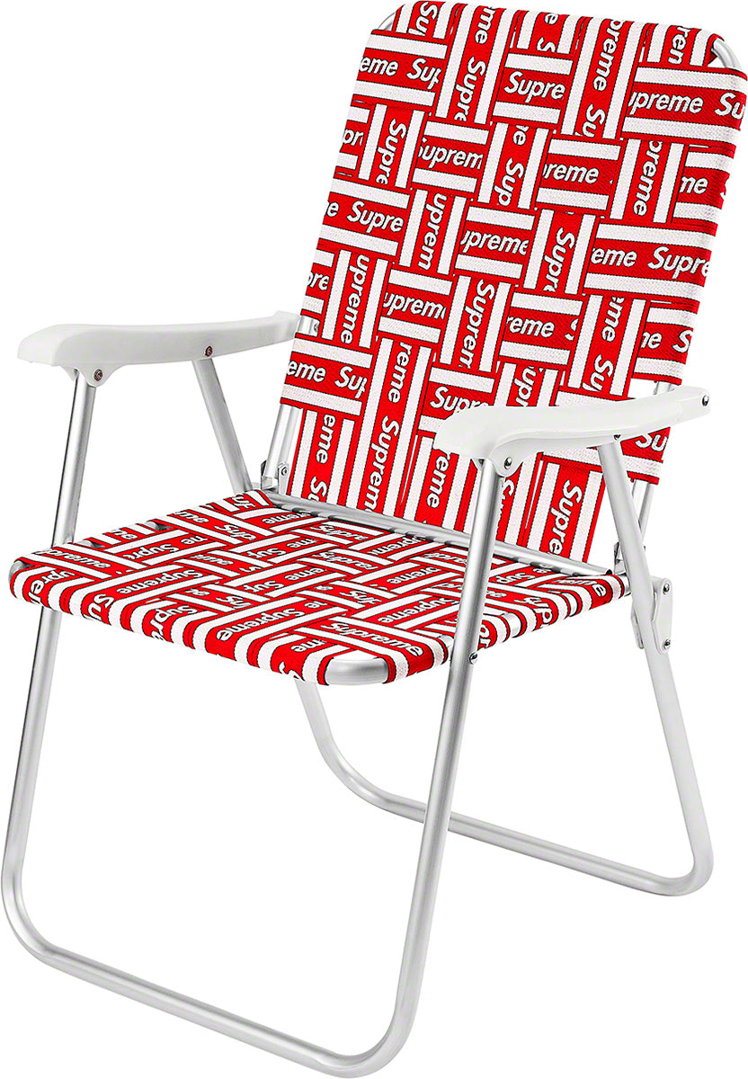 Supreme Metal Folding Chair Red – shoegamemanila