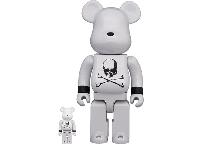 Bearbrick 20th Anniv. 1st Model 1000% White Chrome – shoegamemanila