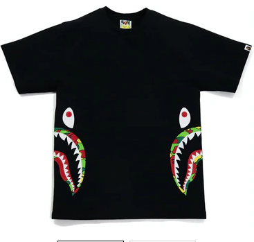 BAPE Colors College Tee (SS21) Black