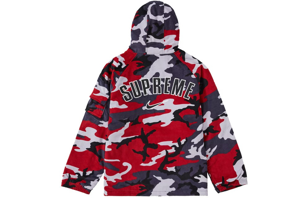 Supreme Nike Arc Corduroy Hooded Jacket Red Camo – shoegamemanila