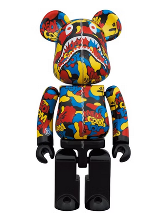 BE@RBRICK 超合金 MEDICOM TOY CAMO SHARK-