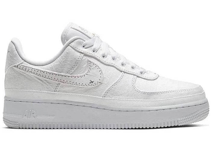white ripped air force 1