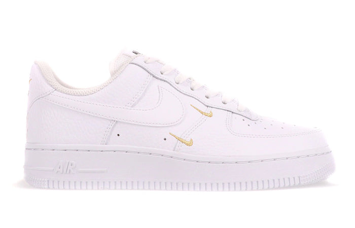 womens air force 1 white and gold