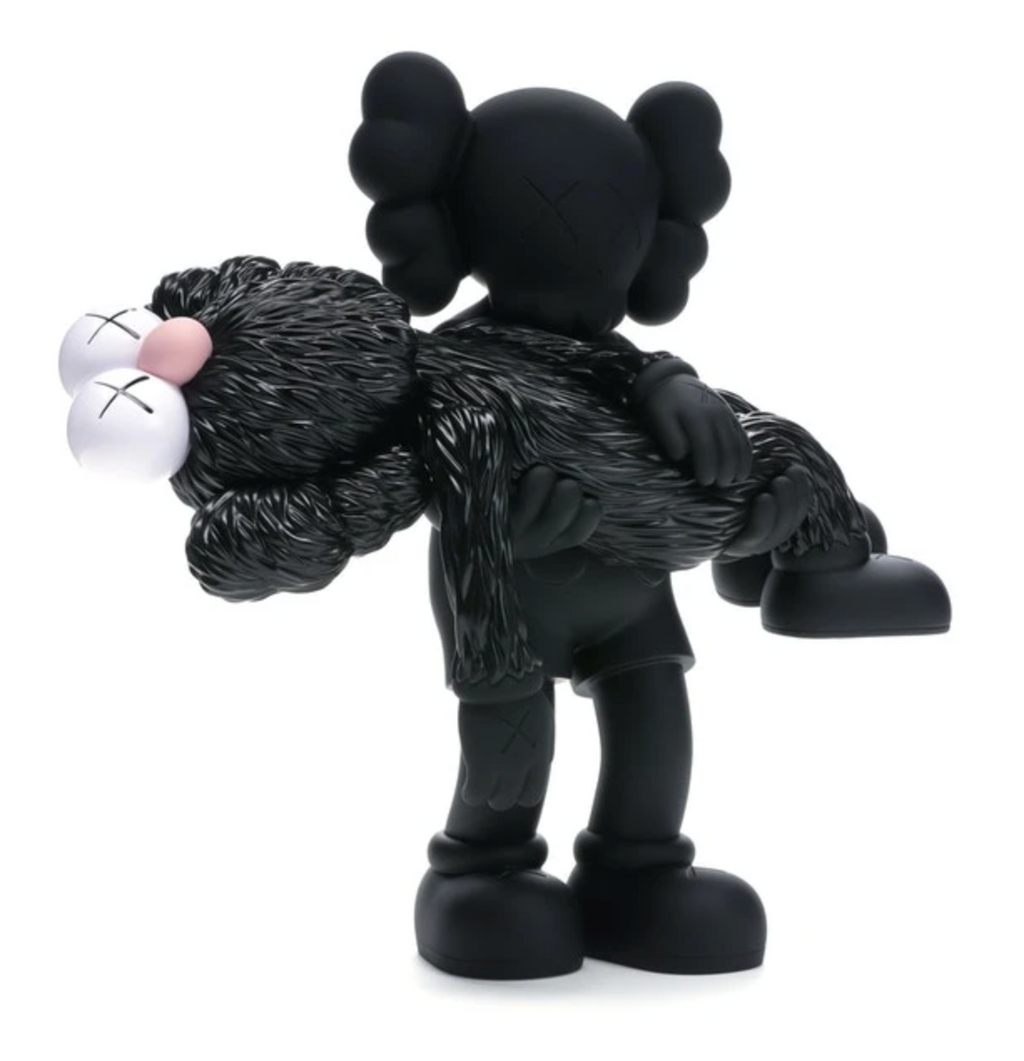 KAWS Passing Through Vinyl Figure Black