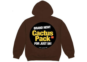 Travis Scott x McDonald's Cactus Pack Sticker Hoodie Brown