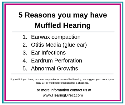 5 reasons you may have muffled hearing list of section headings