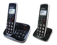 Clarity BT914 Duo Amplified Cordless Telephones With Answering Machine