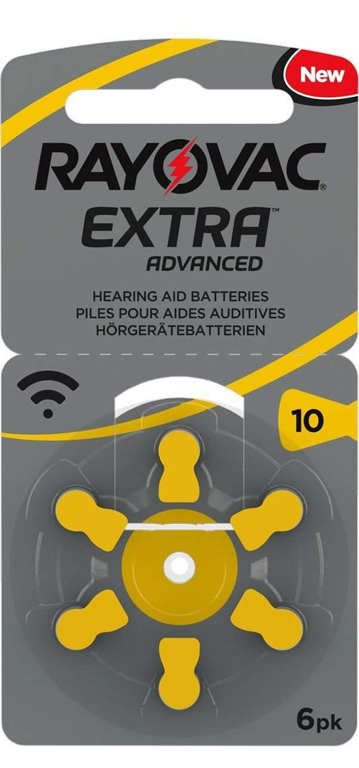 Rayovac Extra 312 for hearing aids x 6 batteries - HelloBatteries