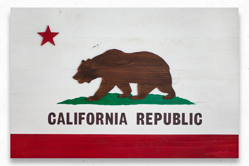 california flag bear