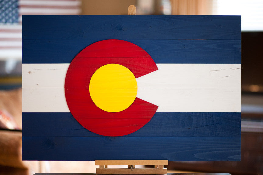 Colorado Wood Flag by Patriot Wood