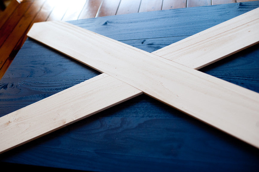 Schottland-Holz-Flagge Detail | Patriot Wood