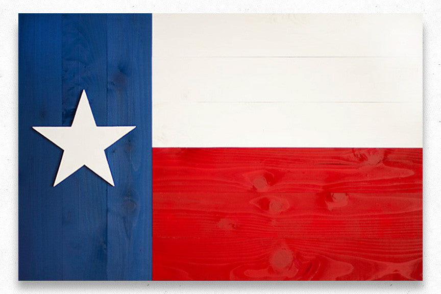 Texas wood-flag details from Patriot Wood