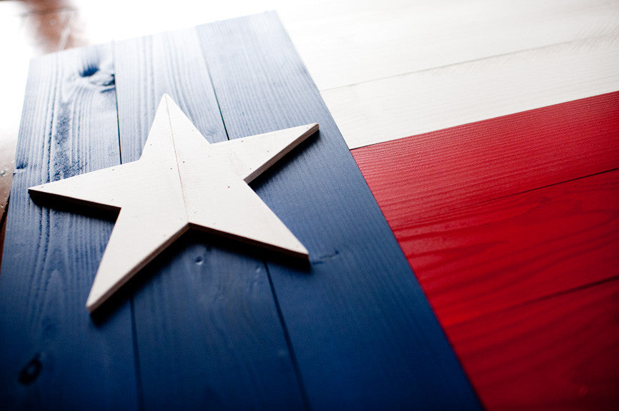 Texas wood flag from Patriot Wood