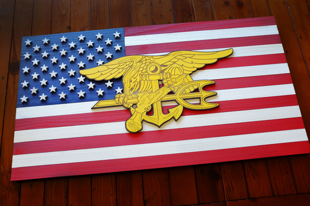 Navy Seals USA Flaga 