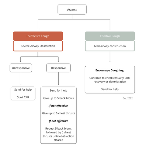 Choking 101 flow chart