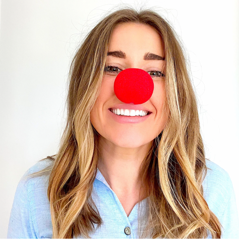 Rhythm Founder Nicoles Gleeson supporting Red Nose Day